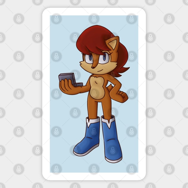 Sally 'n Nicole Magnet by Firestorm Fox